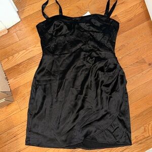 LUSH satin corset dress